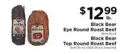 ShopRite Black Bear Roast Beef offer