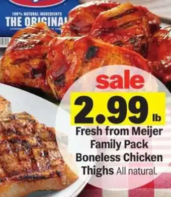 Meijer Boneless Chicken Thighs offer