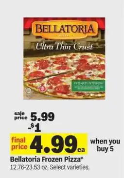 Meijer Bellatoria Frozen Pizza offer