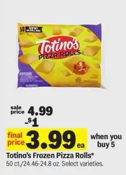 Meijer Totino's Frozen Pizza Rolls offer