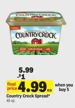 Meijer Country Crock Spread offer