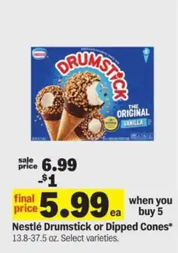 Meijer Nestlé Drumstick or Dipped Cones offer