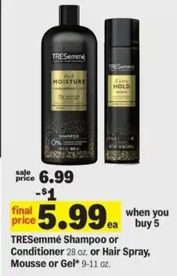 Meijer Tresemme Shampoo or Conditioner offer