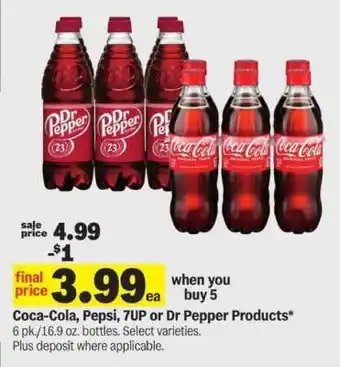 Meijer Coca-Cola, Pepsi, 7UP or Dr Pepper Products offer