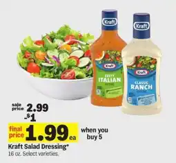 Meijer Kraft Salad Dressing offer