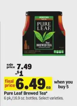 Meijer Pure Leaf Brewed Tea offer