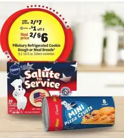 Meijer Pillsbury Refrigerated Cookie Dough or Meal Breads offer