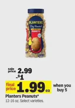 Meijer Planters Peanuts offer