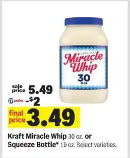 Meijer Kraft Miracle Whip offer