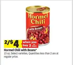 Meijer Hormel Chili With Beans offer