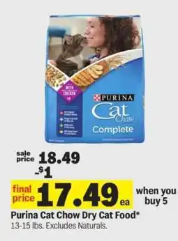 Meijer Purina Cat Chow Dry Cat Food offer