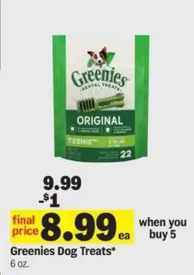 Meijer Greenies Dog Treats offer