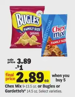 Meijer Chex Mix or Bugles or Gardetto's offer