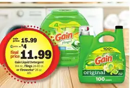Meijer Gain Liquid Detergent offer