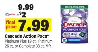 Meijer Cascade Action Pacs offer