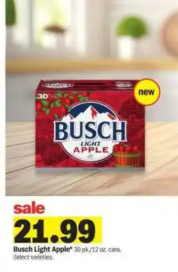 Meijer Busch Light Apple offer
