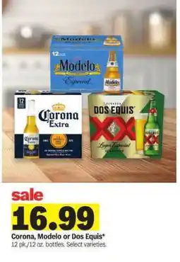 Meijer Corona, Modelo or Dos Equis offer