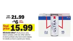 Meijer Michelob Ultra offer