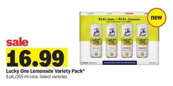 Meijer Lucky One Lemonade Variety Pack offer