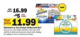 Meijer Skimmers or Sun Cruiser Vodka Iced Tea offer