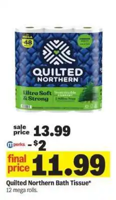 Meijer Quilted Northern Bath Tissue offer