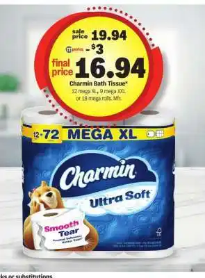 Meijer Charmin Bath Tissue offer