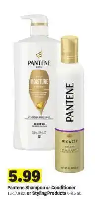 Meijer Pantene Shampoo or Conditioner or Styling Products offer