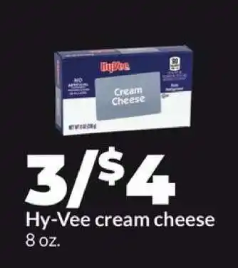 Hy-Vee Hy-Vee cream cheese offer