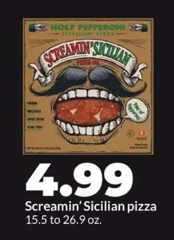 Hy-Vee Screamin' Sicilian Pizza offer