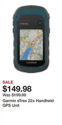Cabela's Garmin eTrex 22x Handheld GPS Unit offer