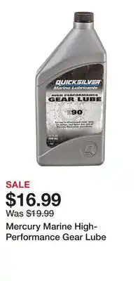 Cabela's Mercury Marine High-Performance Gear Lube offer