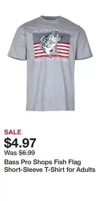 Cabela's Bass Pro Shops Fish Flag Short-Sleeve T-Shirt for Adults offer