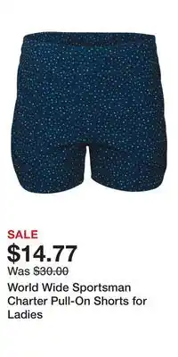 Cabela's World Wide Sportsman Charter Pull-On Shorts for Ladies offer
