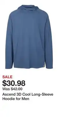 Cabela's Ascend 3D Cool Long-Sleeve Hoodie for Men offer