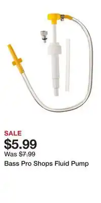 Cabela's Bass Pro Shops Fluid Pump offer