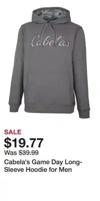 Cabela's Cabela's Game Day Long-Sleeve Hoodie for Men offer