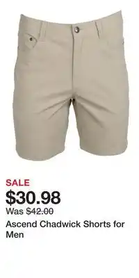 Cabela's Ascend Chadwick Shorts for Men offer