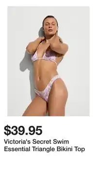Victoria's Secret Victoria's Secret Swim Essential Triangle Bikini Top offer