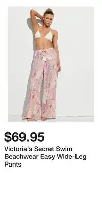 Victoria's Secret Victoria's Secret Swim Beachwear Easy Wide-Leg Pants offer