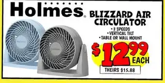 Ollie's BLIZZARD AIR CIRCULATOR offer