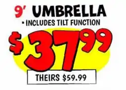 Ollie's 9' UMBRELLA offer