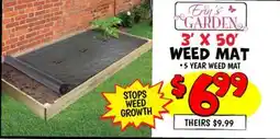Ollie's 3' X 50' WEED MAT offer