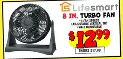 Ollie's LIFESMART 8 IN. TURBO FAN offer