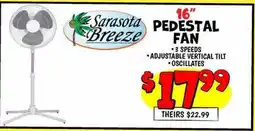 Ollie's 16 PEDESTAL FAN offer