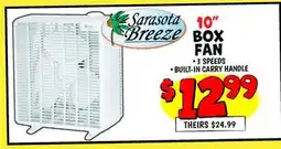 Ollie's 10 BOX FAN offer