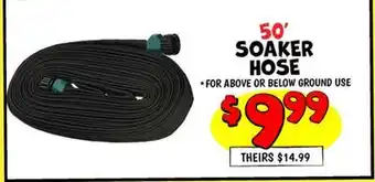 Ollie's 50' SOAKER HOSE offer