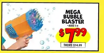 Ollie's MEGA BUBBLE BLASTER offer