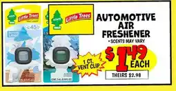 Ollie's AUTOMOTIVE AIR FRESHENER offer