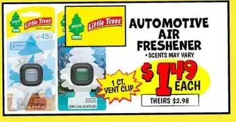 Ollie's AUTOMOTIVE AIR FRESHENER offer
