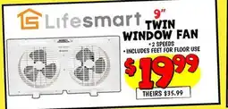 Ollie's 9 TWIN WINDOW FAN offer